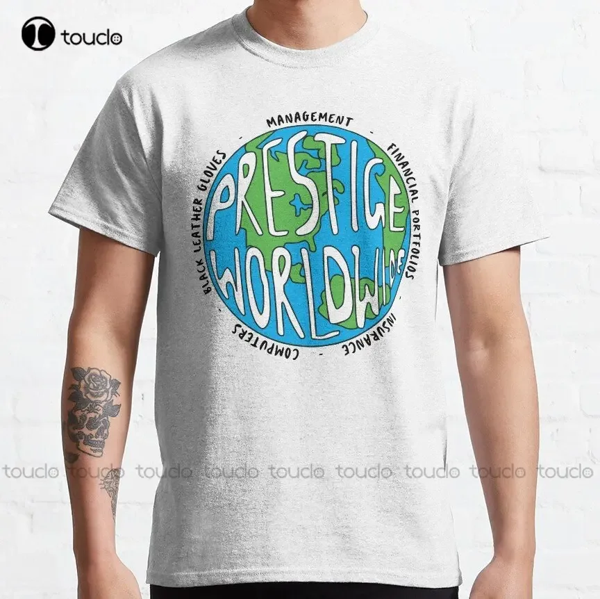 Prestige Worldwide Classic T-Shirt Custom Aldult Teen Unisex Digital Printing Tee Shirts Funny Art Streetwear Cartoon Tee Xs-5Xl