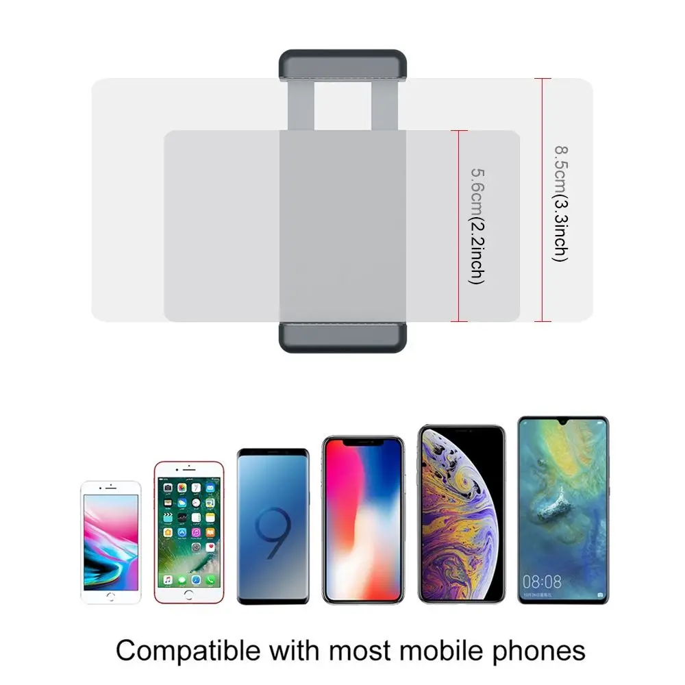 2 アダプターアクションカメラアクセサリーカメラホルダーブラケット DJI OSMO ポケットスポーツカメラアクセサリースマートフォン固定クランプ