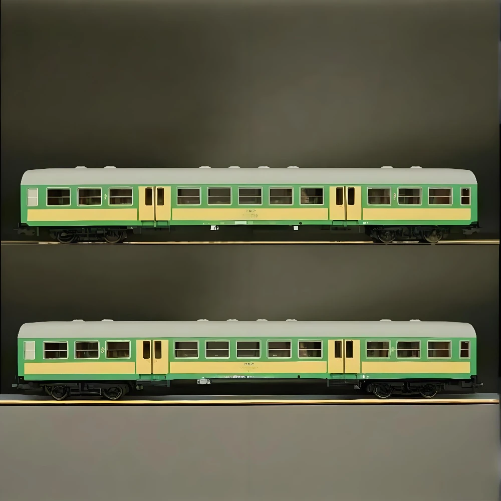 

PIKO HO Type 1/87 Train Model Passenger Car Set 96650-96651 Two Cars Non-powered Collectible Decorative Item Boy's Toy Gift