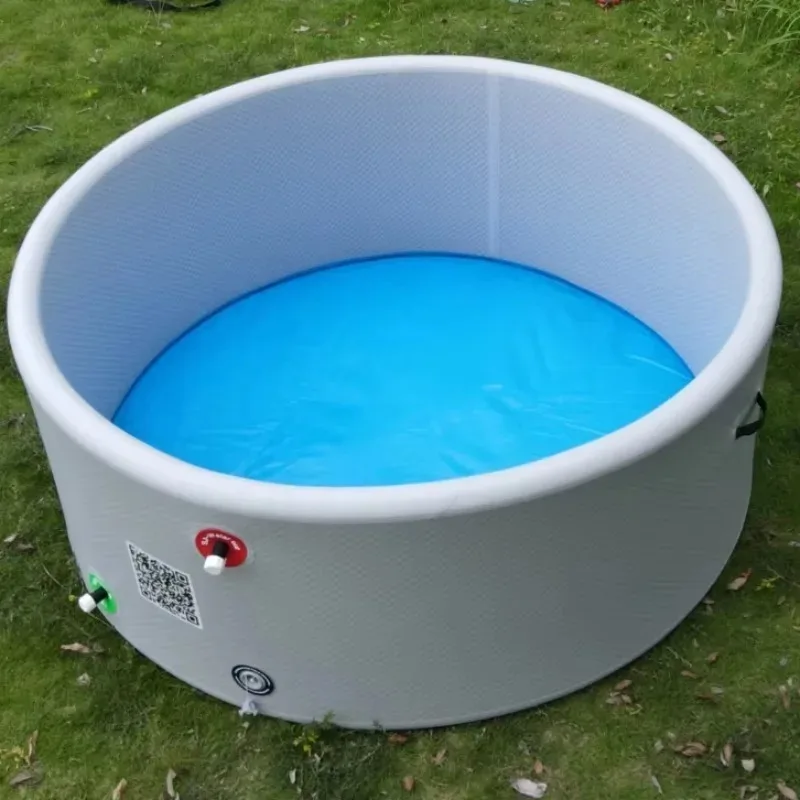 Picture 4: 3x1.2m Outdoor Pool, Round Inflatable Swimming Pool with A Mesh Liner, Ideal for Outdoor Leisure Activities