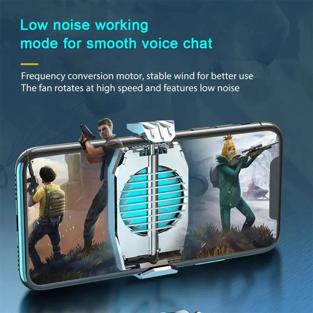 Universal Mini Mobile Phone Cooling Fan Radiator Turbo Hurricane Game Cooler Cell Phone Cool Heat Sink For IPhone/Samsung/Xiaomi image 3
