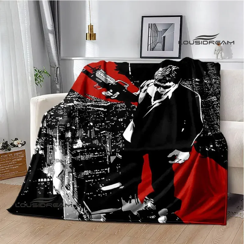 Classic movie Scarface Polyna blankets bed with a blanket to warm the beautiful blanket home travel blankets birthday gift