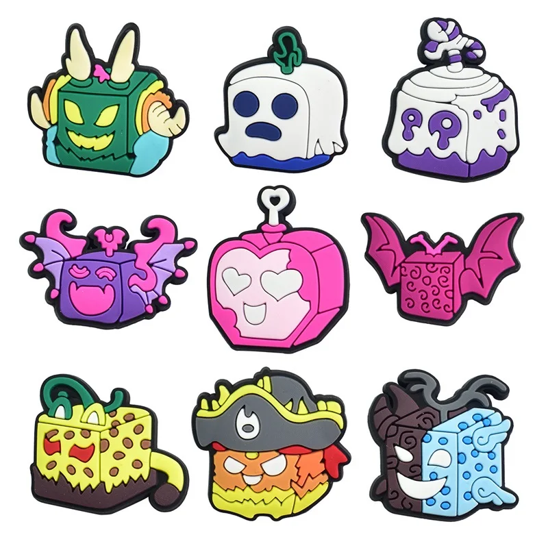 

Cartoon Devil PVC Shoe Charms for Cros Accessories Bubble Sandals Pins Shoe Decoration Buckles Fit Halloween Kids Gifts