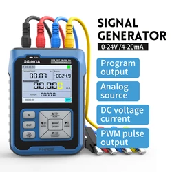 FNIRSI SG-003A Multifunction Signal Generator 4-20mA Adjustable Current Voltage Simulator Calibrator Signal Sources Transmitter