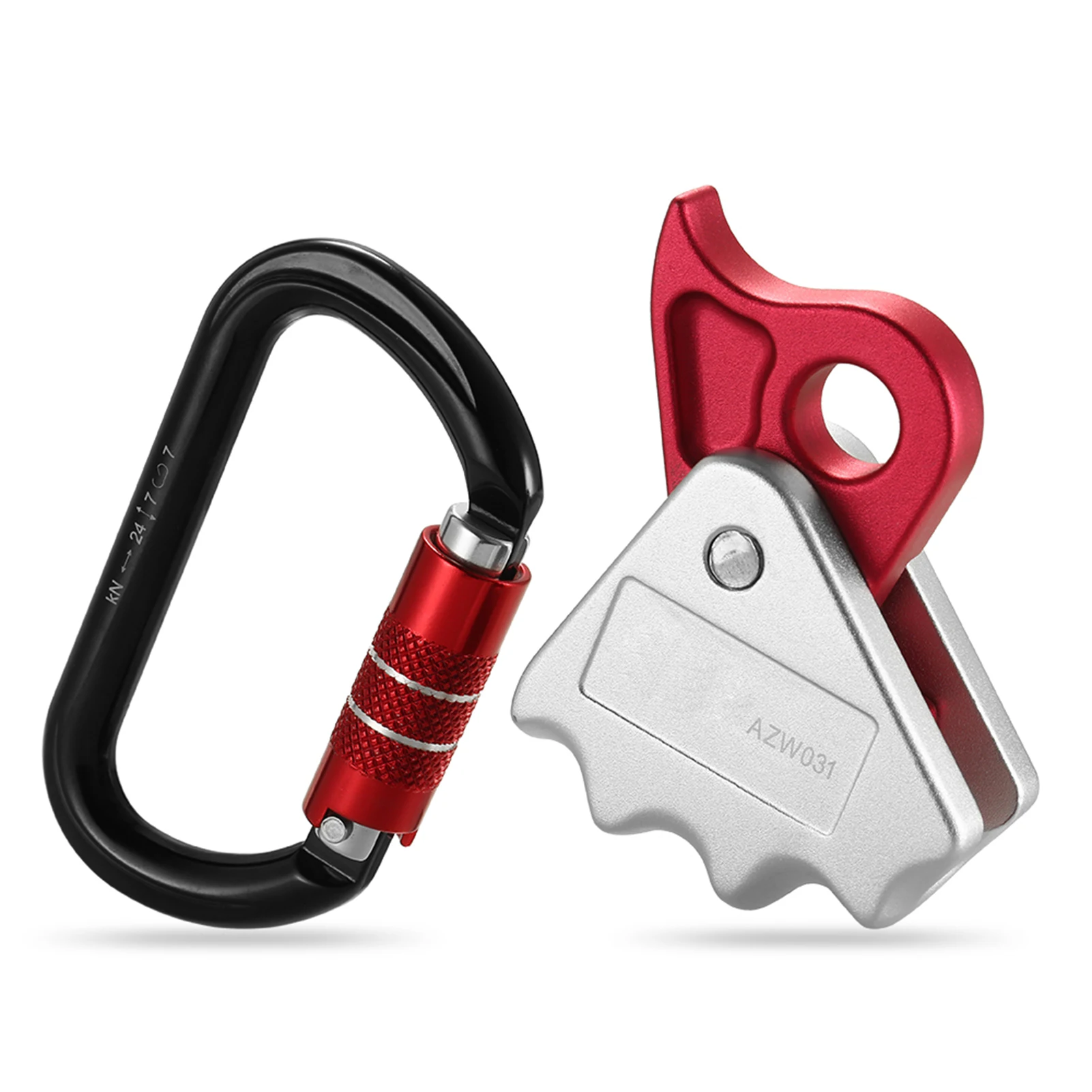 

15KN Safety Rope Grab 24KN Outdoor Mountain Climbing Outward Bound Training Lanyard Grab Rope Grab Set