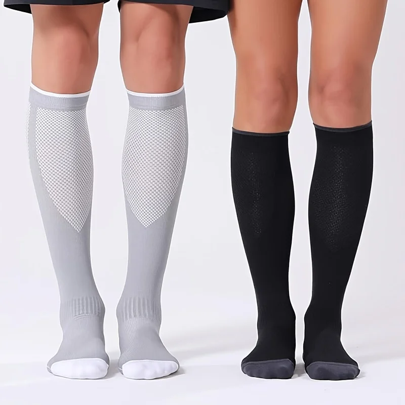 1/4 Pair Compression Socks Men Women 20-30mmhg - Circulation Support Socks Suitable Care Travel - Soft Breathable Sports Socks view 3