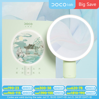 DOCO Table Makeup Mirror LED Light Stepless Dimmer Ultra Clear Beauty Chinoiserie Classical Lovely High Quality Gift