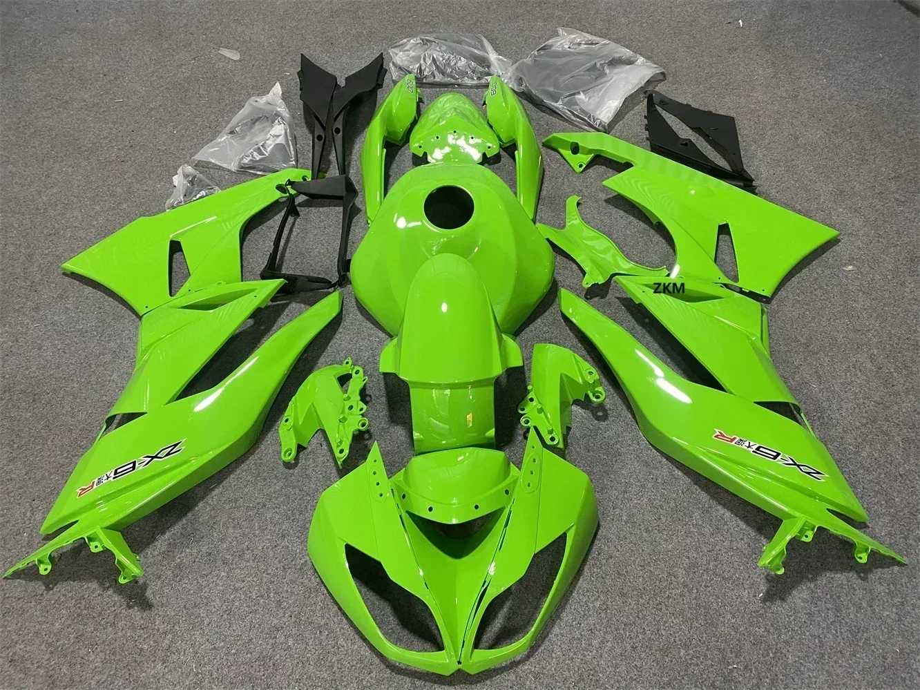 

Motorcycle Fairing Kit ABS Plastic Body Fairings Bodywork Bodykit For Kawasaki Ninja ZX6R 636 2009 2010 2011 2012 09 10 11 12 A9