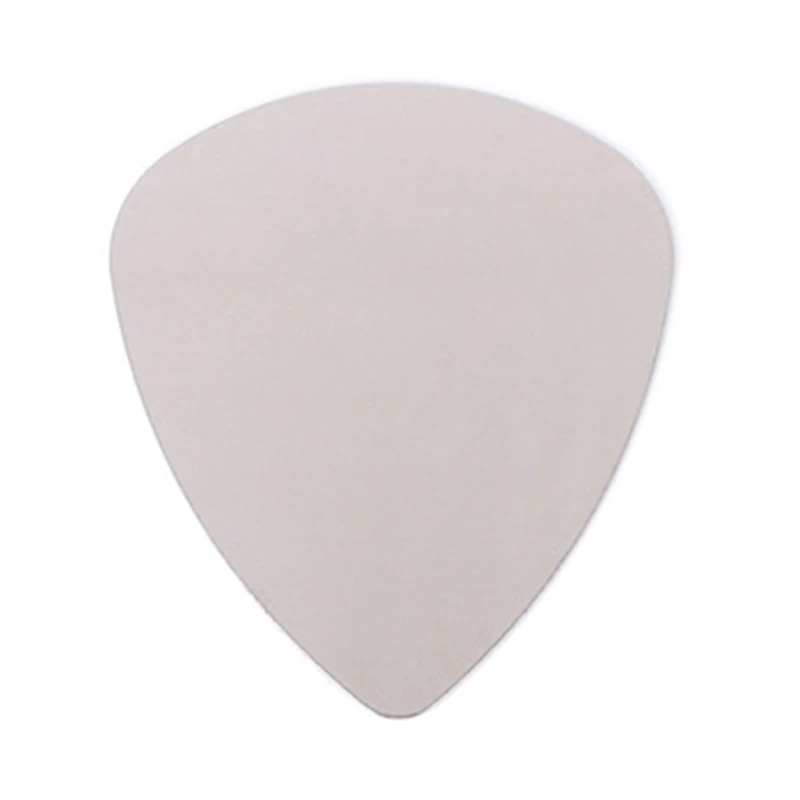 10Pcs Stainless Steel Metal Guitar Pick Replacement Guitar Plectrum Pick Guitar Accessory for Bright, Vibrant Sounds