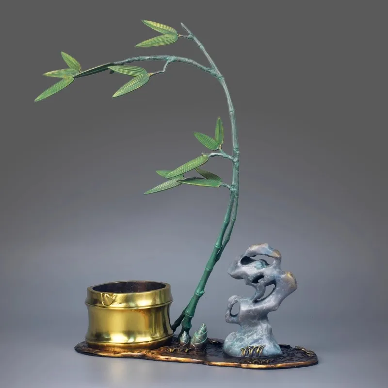 Pure Brass Gaosheng Bamboo Ornament Decoration