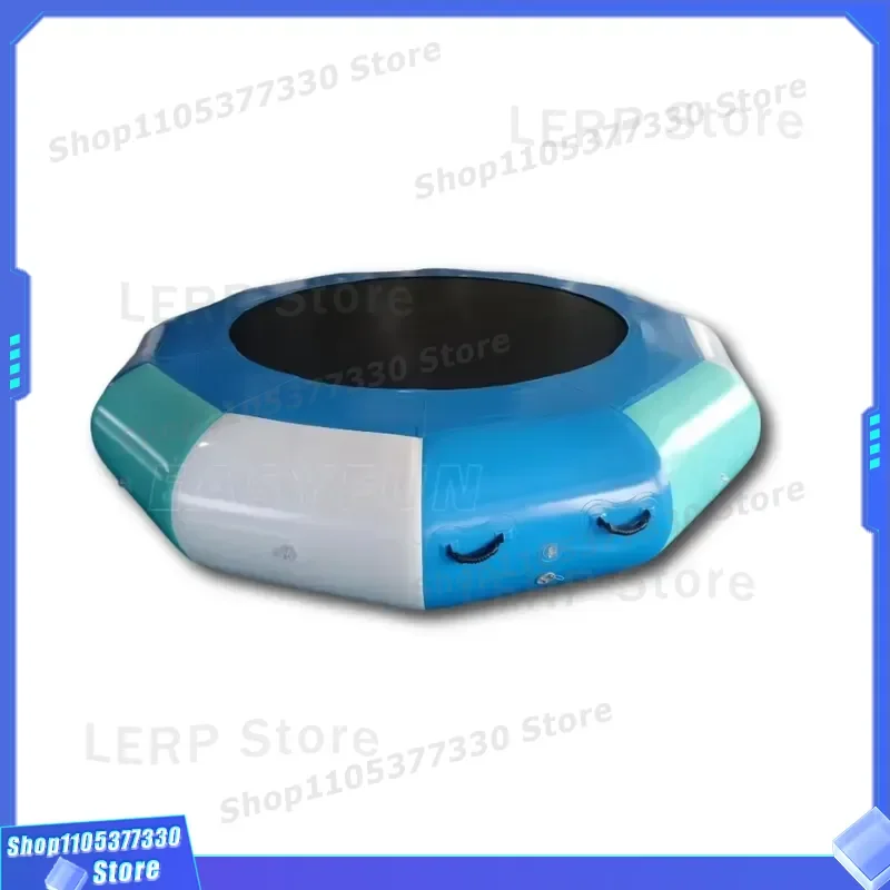 Giant Inflatable Sea Trampoline for Adults Bungee Jumping Water Park Ride Outdoor Adventure Entertainment Equipment Floating