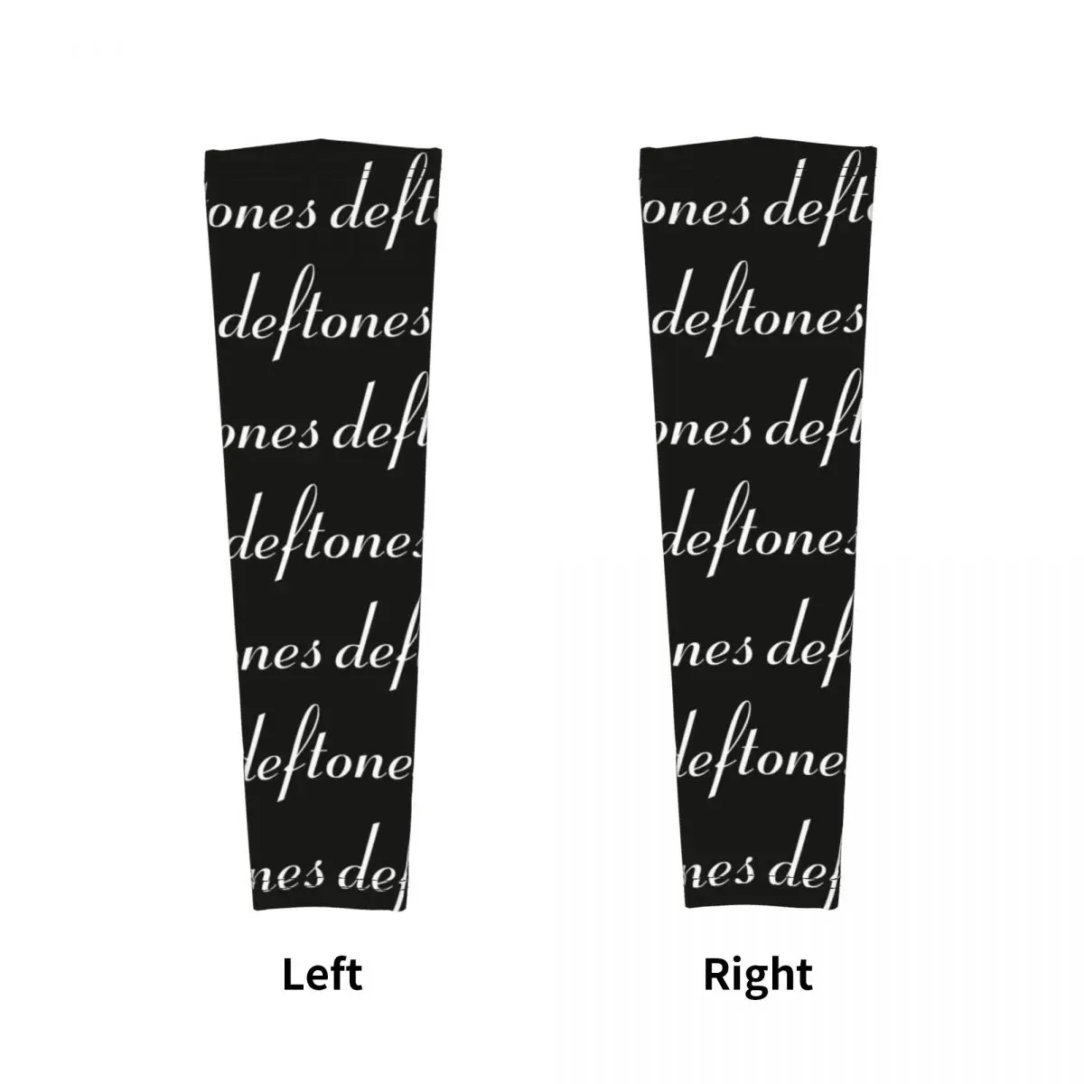 メタルパンクロックデフトーンズアームスリーブ男性女性太陽紫外線保護タトゥーカバーアップスポーツ冷却サイクリング