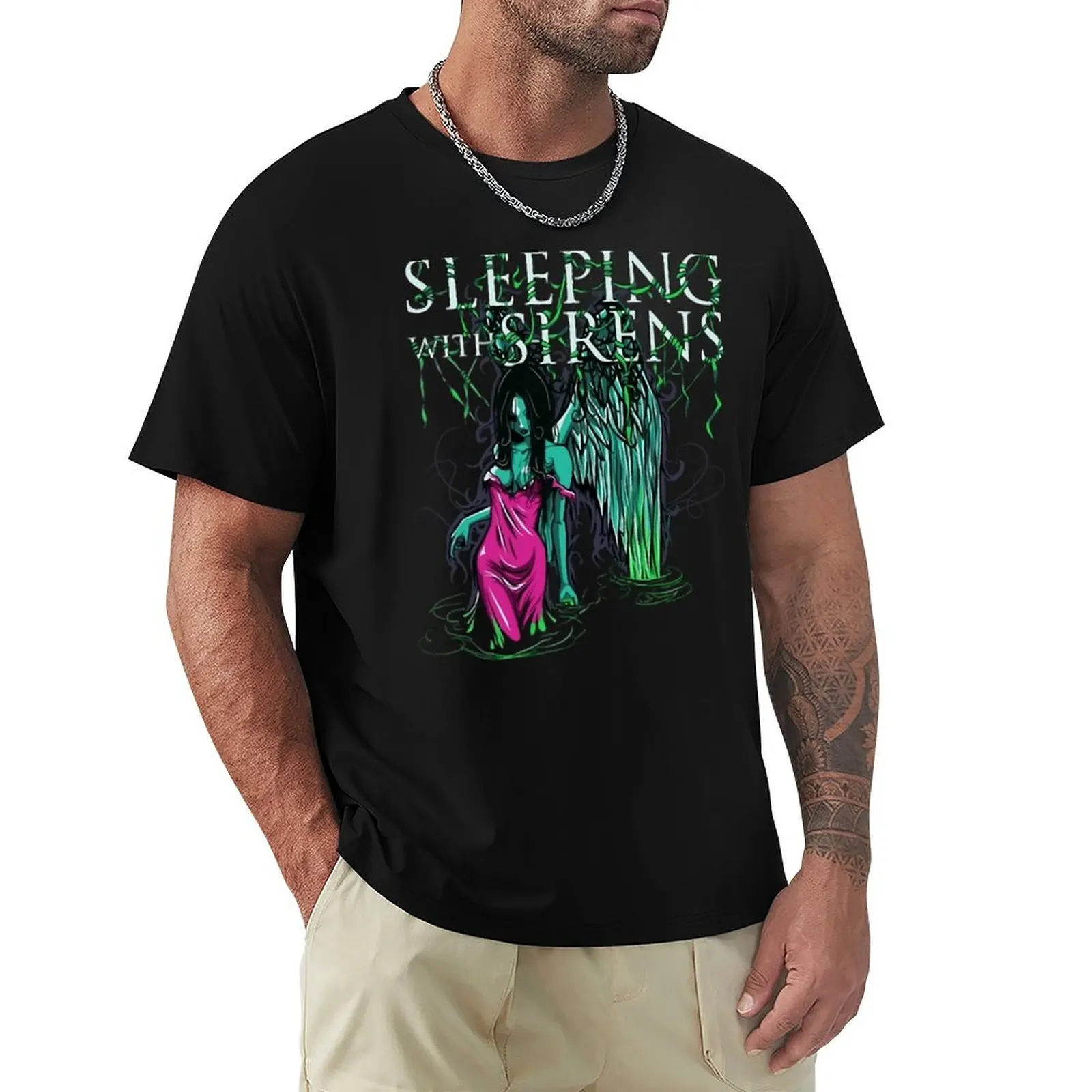 Sleeping With Sirens T-Shirt Daily Wear Print T-Shirt