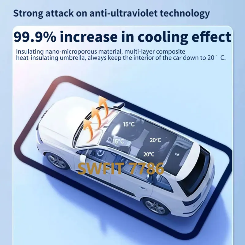 أسود فضي الجبهة الشمس قناع ل الذكية 1 2025 2024 2023 2022 اكسسوارات نافذة الظل العزل الحراري حماية ظلة أجزاء #4