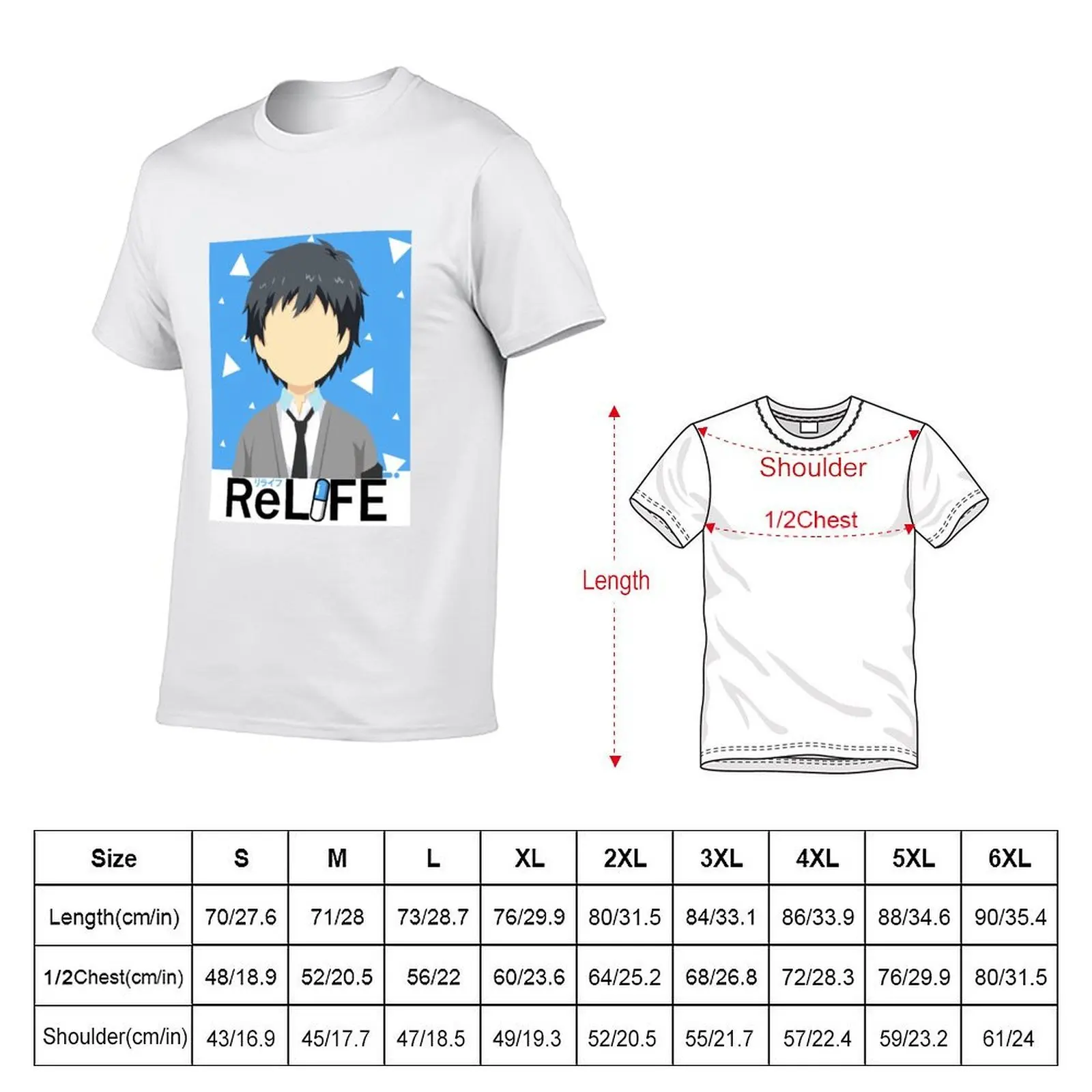 ReLIFE Kaizaki Arata T-Shirt funny t shirts dark humor man t shirt cotton high quality man t shirt heavy cotton T-Shirt