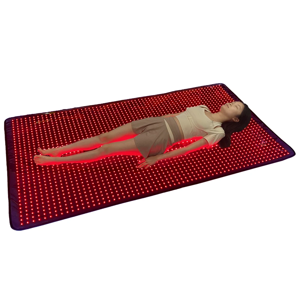 180W Red Light Bed Sauna Blanket  660nm 850nm 90x175cm Whole Body PDT Therapy Mat