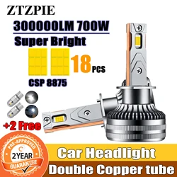 ZTZPIE 6000K HB3 HB4 9005 9006 H1 H7 H4 H11 CANBUS Bulb 9012 Led Lamp CSP 8875 Chips Car Headlight 300000LM 700W Fog Light