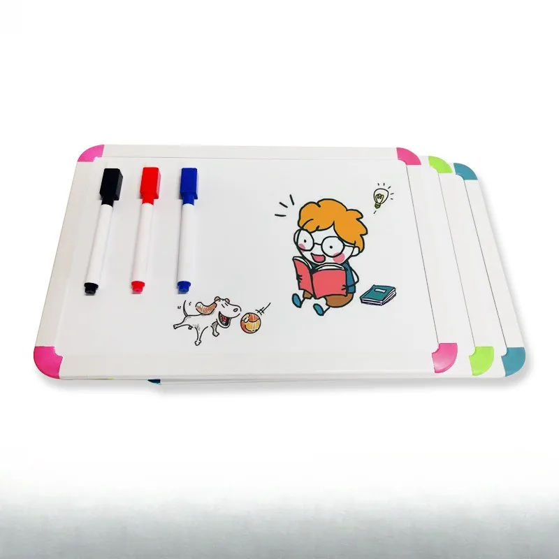 Double-sided Useful Whiteboard For Writing Erasable Student's Drawing Graffiti Office Notes Dry-erase Hanging Message Board