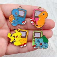 10pcs Style Enamel Cartoon Animal Game Console Charms For Earring Bracelet Phone Chains Pendant Accessory Diy Jewelry Make