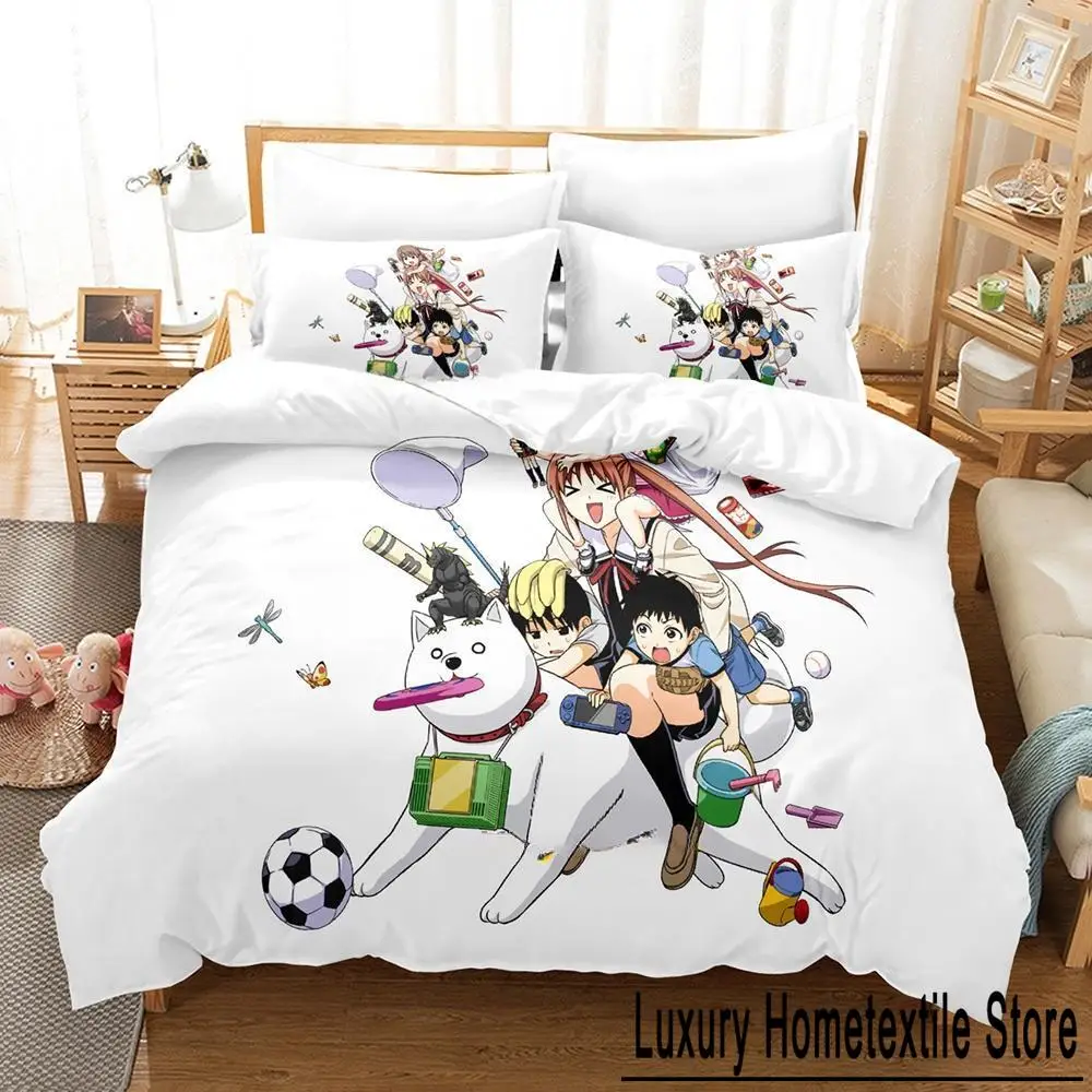 2024 Aho Girl Bedding Set Single Twin Full Queen King Size Bed Set Adult Kid Bedroom Duvet cover Sets 3D Print Anime Bed Sheet