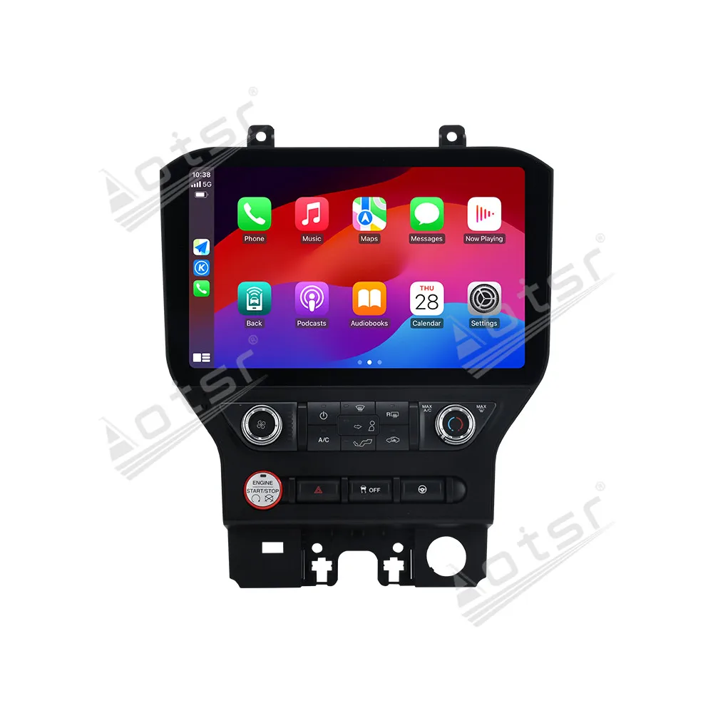 

11,5-дюймовый Android 13 Carplay для Ford Mustang 2013-2018 GPS-навигация Автомобильный радиоприемник 2K HD с сенсорным экраном Мультимедиа Авто Стерео
