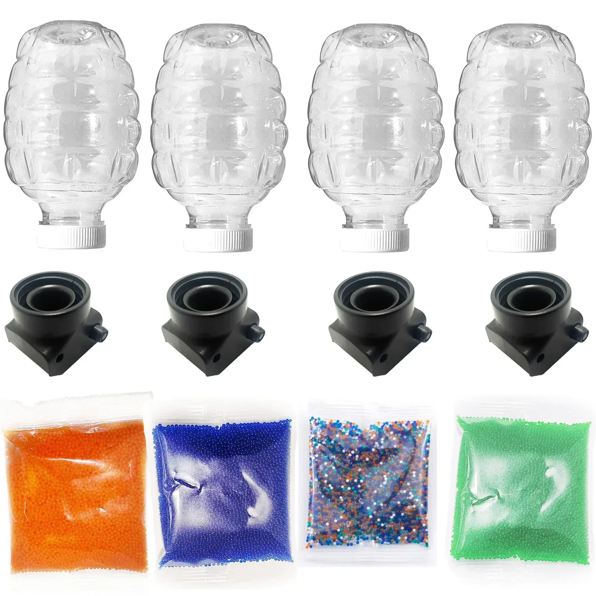 BGel الكرة الرصاص مع محول زجاجة كرة ماء الخرز لإعادة تعبئة الذخيرة مسدس لعبة هلام الماء غير سامة BeadsToys ماجيك كريستال