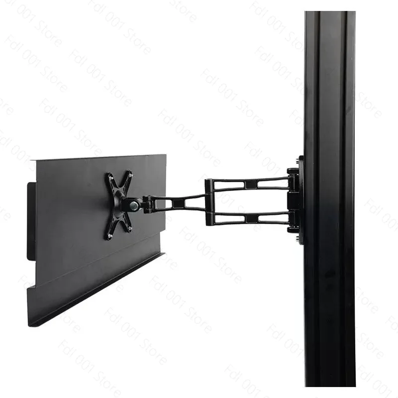 Suitable for Racing Emulator Aluminum Bracket Special Disc Wireless Mouse Rotating Keyboard Support Wall-mounted Telescopic