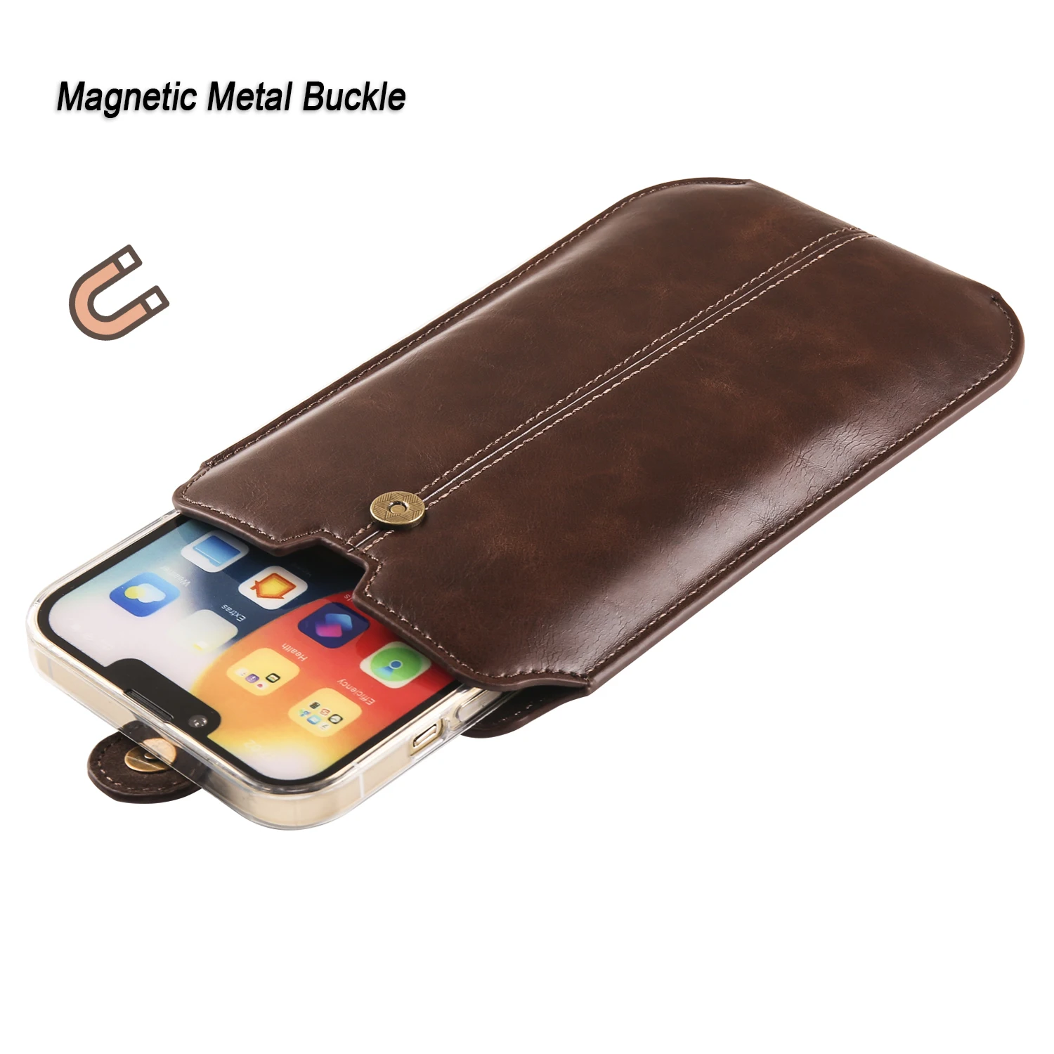 Leather Phone Belt Clip Case Men Waist Bag Card Holder For Moto G14 G32 G22 G71 G41 G60 G30 Edge 40 30 Pro Holster Pouch Cover