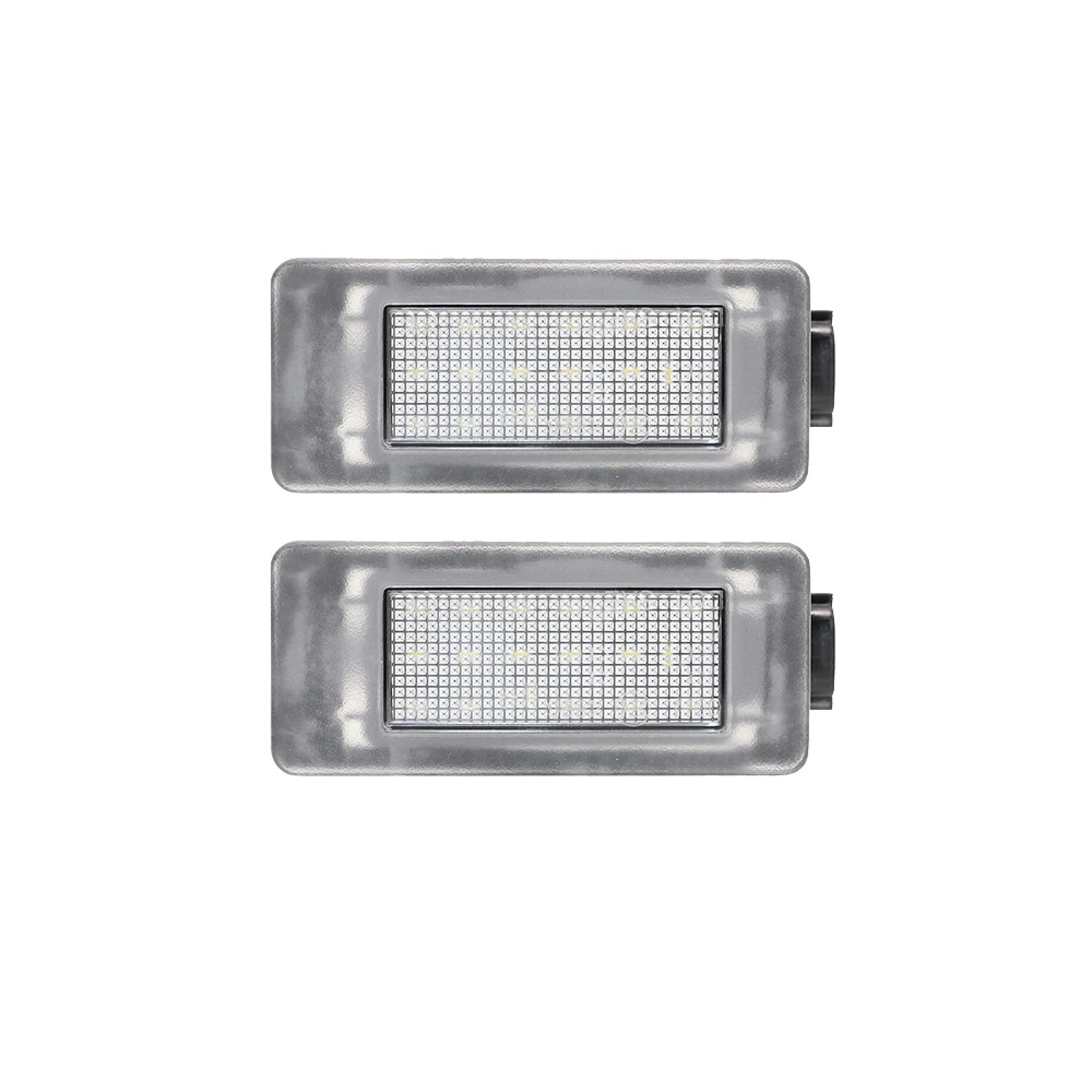 For Dacia Duster Luz LED blanca de alto brillo para matrícula de coche, lámpara para Dacia Duster 2018, 2019, 2020, 2021, 1 par