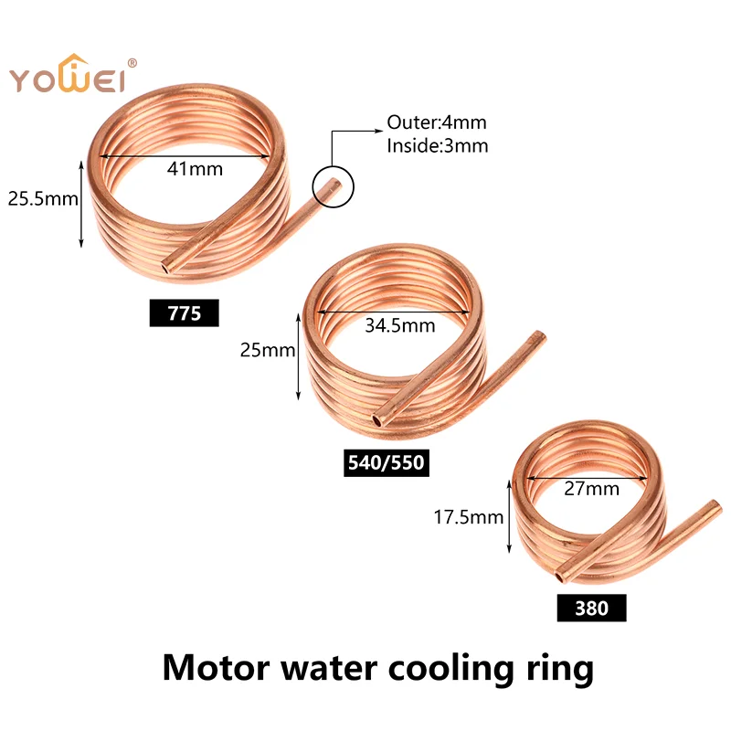 DIY Craft: High-Performance 380 540/550 775 Brush Motor Water Cooling Jacket and Ring for RC Boats.