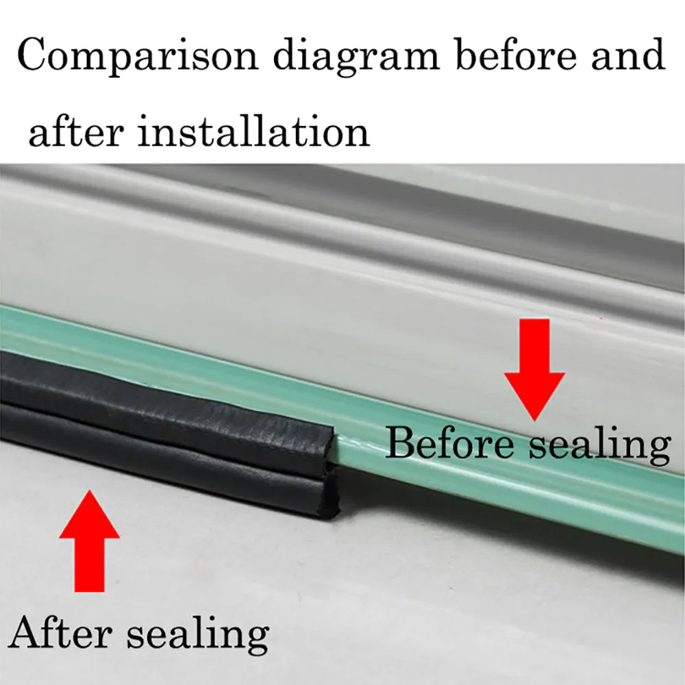 Garage Car Door Window Sealing Strip Multiple Shapes And Sizes Dustproof Waterproof Sealant Strips Glass Metal Wood Edge Banding