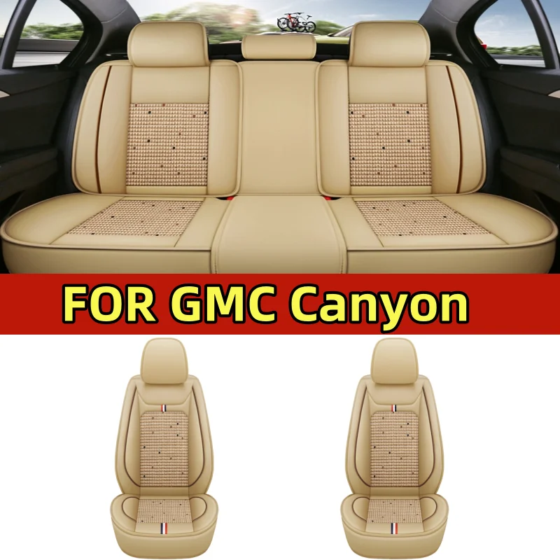 

FOR GMC Canyon Car seat covers waterproof artificial leather, soft and comfortable, full set of 5-seat fully wrapped seat covers