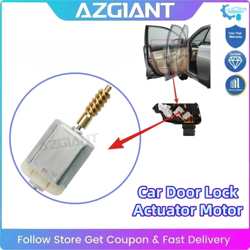 

AZGIANT Car Side Door Lock DC Motor Replacement High Power Locking Motor For 2011-2015 Toyota Sienna MK1 MK3 Car Parts