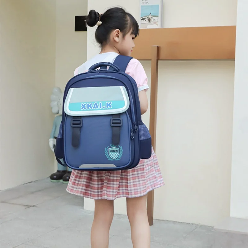 Mochilas escolares Oxford para estudiantes de primaria, mochilas portátiles multicapa de gran capacidad para niños y niñas de grado 3-6