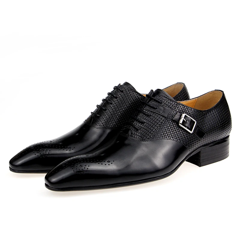 Vestido de novia para hombre, zapatos Brogue de cuero genuino con cordones, hechos a mano, informales, de negocios, personalizados, modelo de moda,