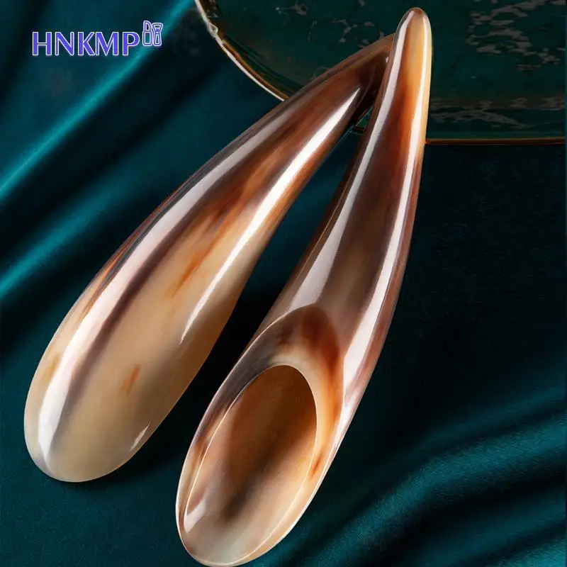 1PC Natural Buffalo Horn No Stress Guasha Massage Tool Acupuncture SPA Therapy Gua Sha Massager Scraping Board Health Care