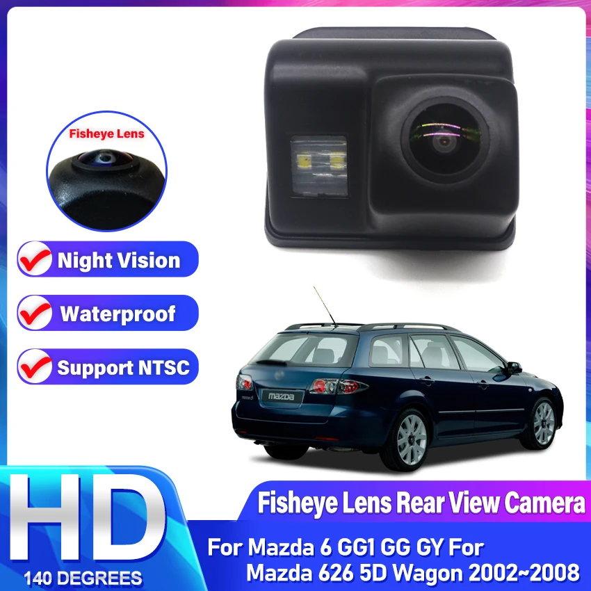 

Автомобильная камера заднего вида для Mazda 6 GG1 GG GY mazda 626 5D Wagon 2002 ~ 2008 Водонепроницаемая камера ночного видения