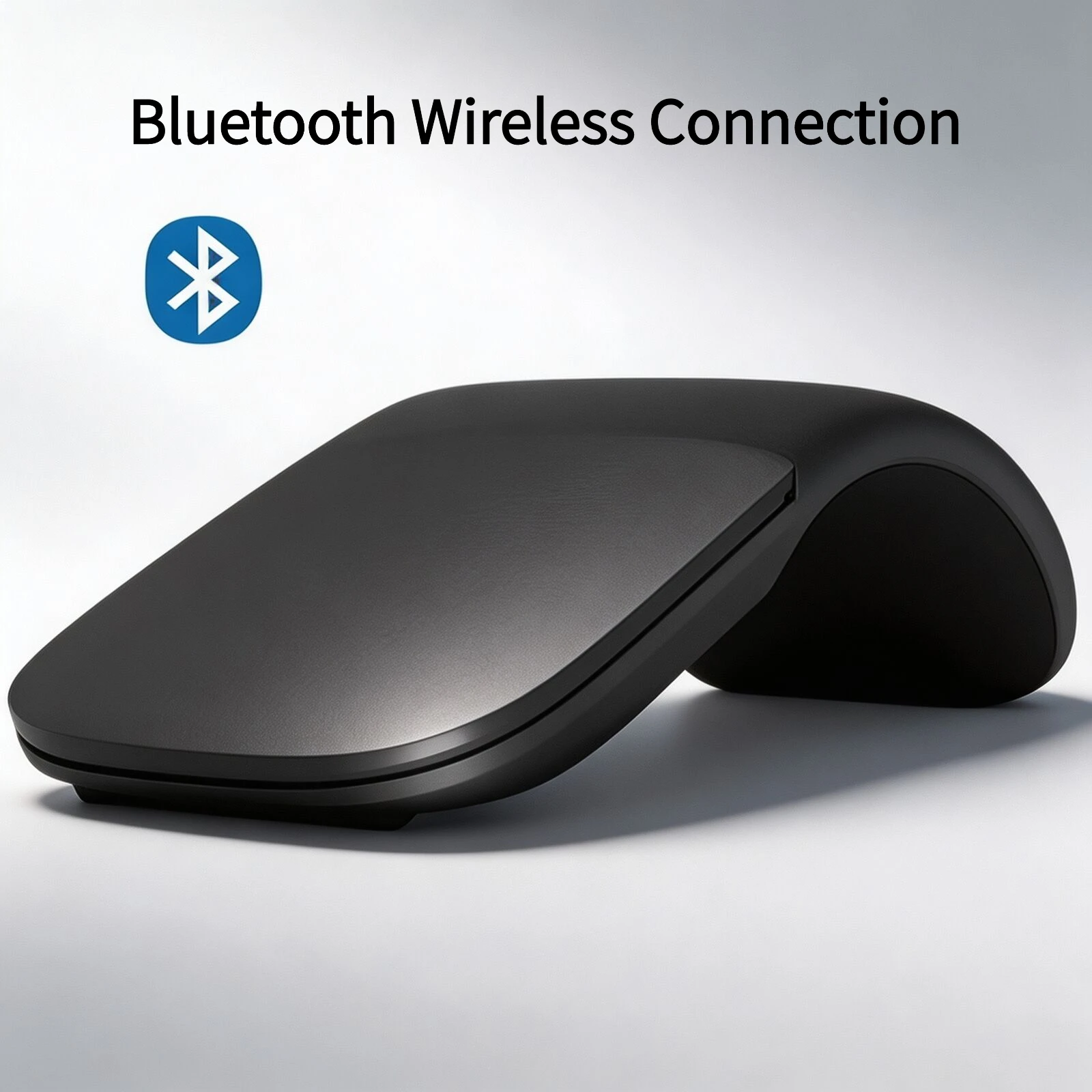 Foldable Wireless Mouse Silent Buttons 1600DPI Battery-powered Ergonomic Portable Mice For Laptop Tablet Desktop Office Work