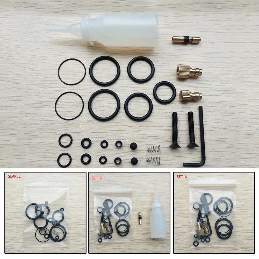 1Set Pcp Pomp Afdichting O-Ringen Hogedruk Luchtpomp Inflator Reparatie Set Kit 30mpa Praktisch Voor Handbediende Luchtpomp
