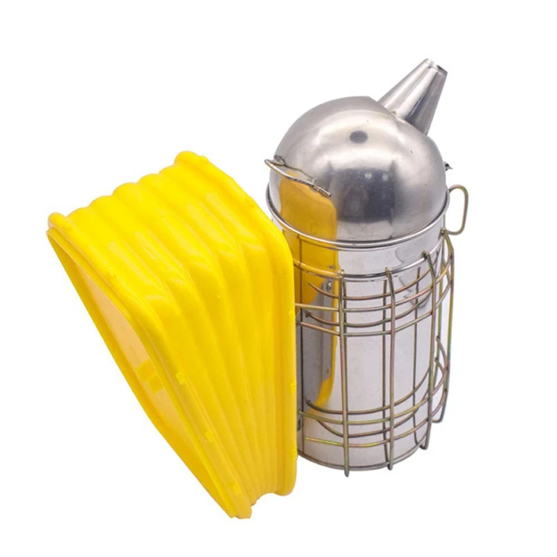 Bee Beehive Fogging Machine Smoke Smoker Plastic Blast Board Beehive Honeycomb Frame Beekeeping Tool Accessories