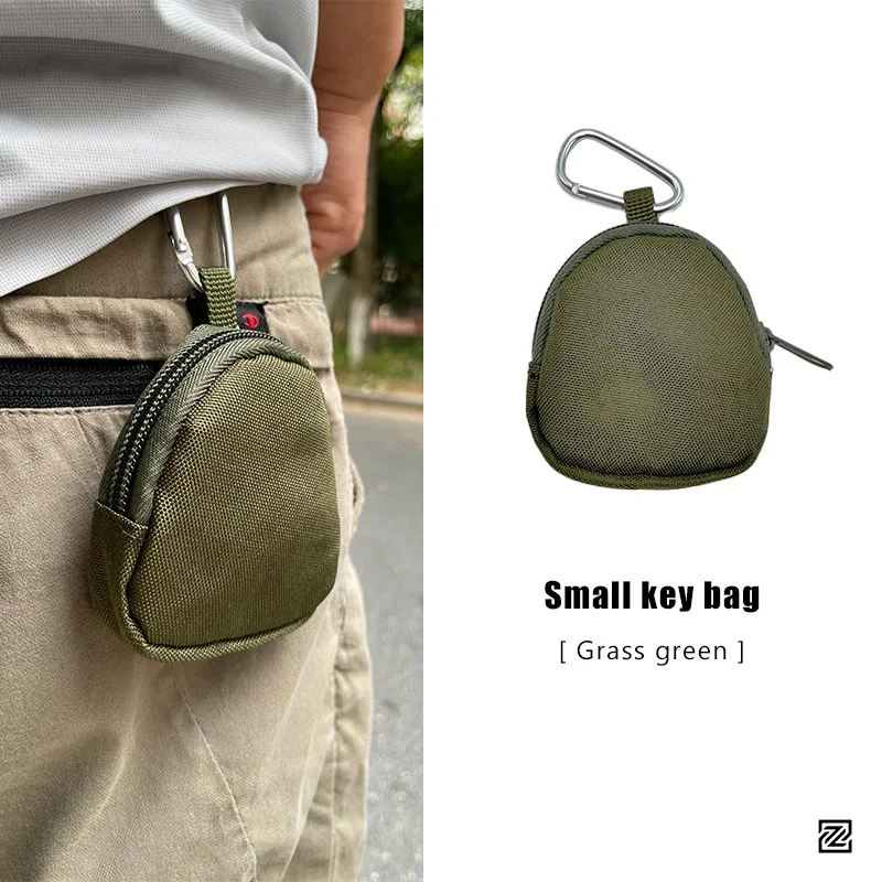 Bolsa para chaves, carteira para moedas, acessório tático, pacote de proteção para chaves, kit pequeno para esportes fora de casa, um pacote