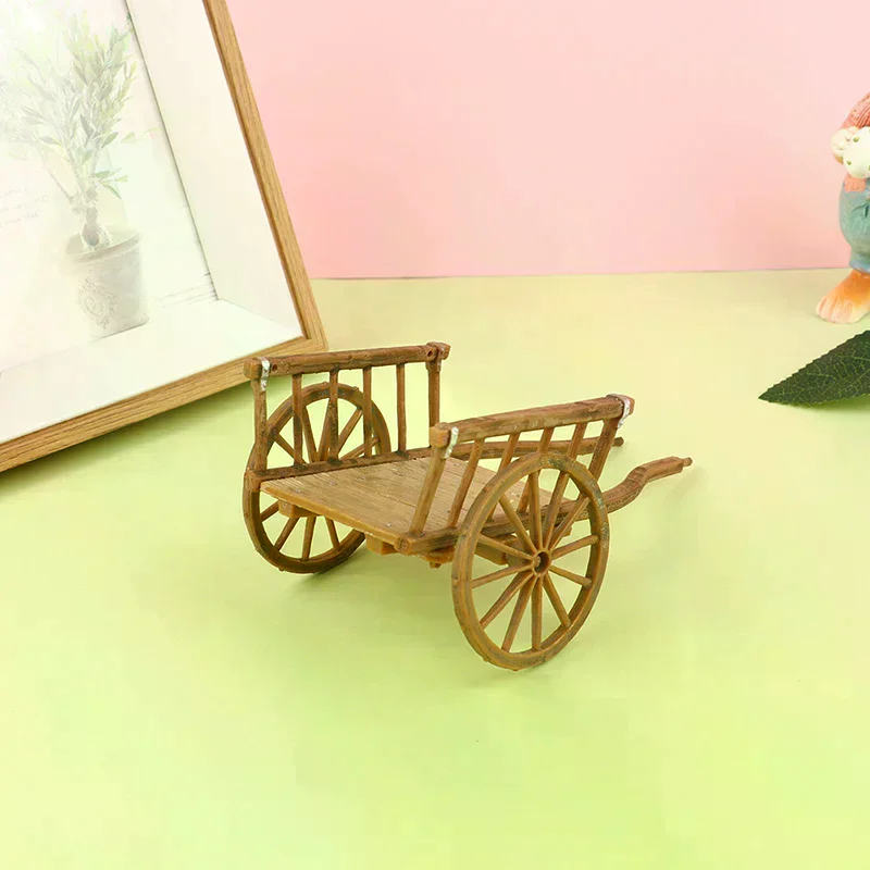 Simulazione in miniatura per casa delle bambole Carrello assemblato Modello Accessori fai da te Mobili da giardino Giocattoli