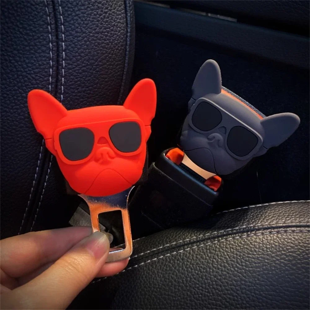

Seat Belt Clip Bulldog Warning Sound Fixing Clip Safety Belt Buckle Clip for Car