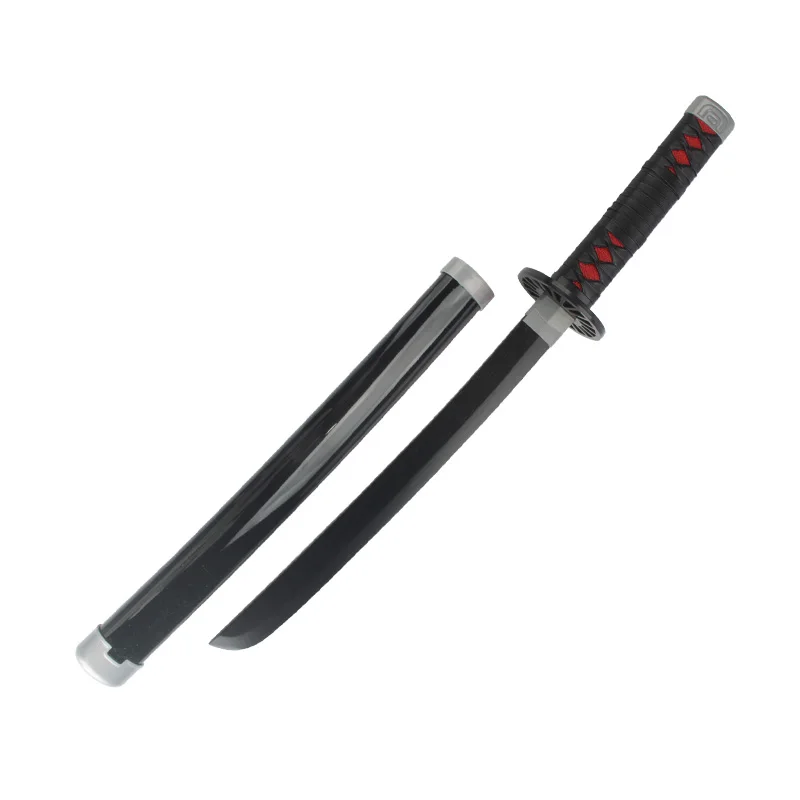 Anime Cosplay Katana Requisiten 60 cm/23,6 "Katana Giyuu Blau Sanemi Kyoujurou Spielzeug Schwerter Anime Hobby Sammlerstücke