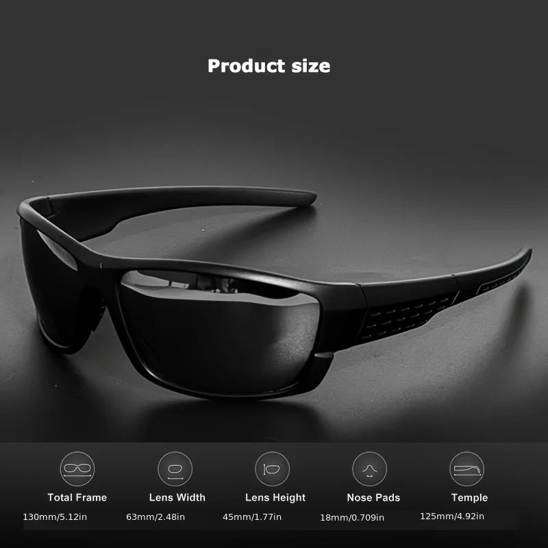 1/3PCS New Polarized Sunglasses for Men Outdoor Fashion Sports Fishing Cycling Eye Protection Sun Glasses Luxury Design Uv400