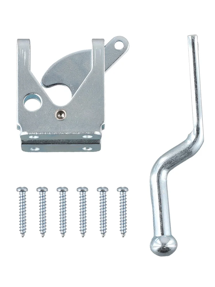 

High Quality Bolt With Bolt Hinged Hinges Sliver Auto Gate Latch Carbon Steel Screw Easy To Operate Farm Galvanized