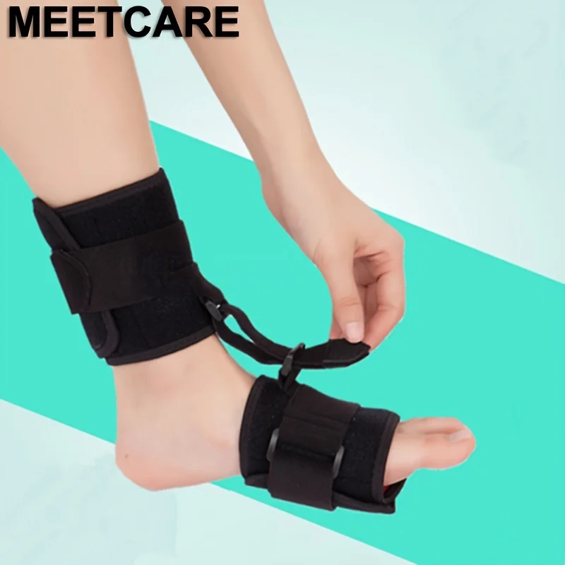 Adjustable Drop Foot Brace for Walking with Shoes Ankle Support Splint for Plantar Fasciitis Peroneal Achilles Tendon Stroke