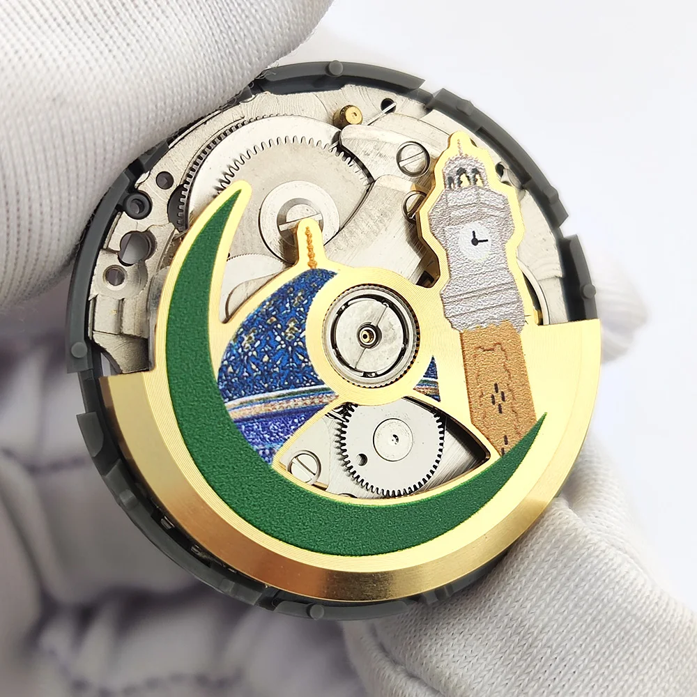 NH34 NH35 Automatic Hammer Rotor steel 3D pattern movement protection module fit NH36 NH35 Movement Oscillating Weight Roter