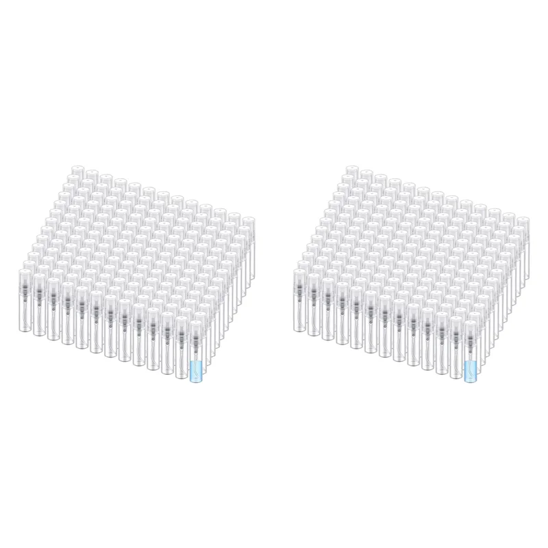 

MOPHE-400 шт. мини-распылители, прозрачные пластиковые флаконы для духов, многоразовый распылитель для духов с тонким туманом (5 мл)