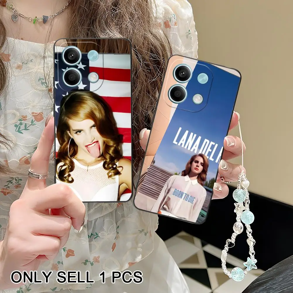 Lana-del-Rey Phone Case for POCO M7 M6 M5 M4 M3 X8 X7 X6 X5 X4 X3 Pro GT 5G Soft TPU Shockproof Cover